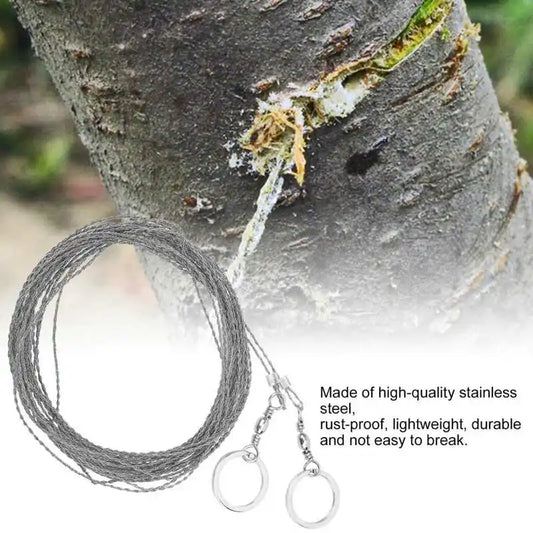 10m Emergent Survival Wire Saw Camp Hike Outdoor Hunting Fishing Fretsaw Stainless Steel Survival Line Wire Saw