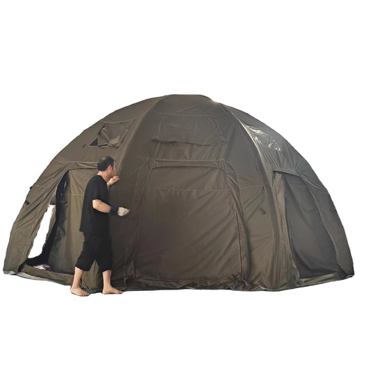 Round Round Air Oxford Cloth Material Inflatable Glamping Outdoor Camping Tent With Air Conditioning- Limited time discount - Bushman Outpost