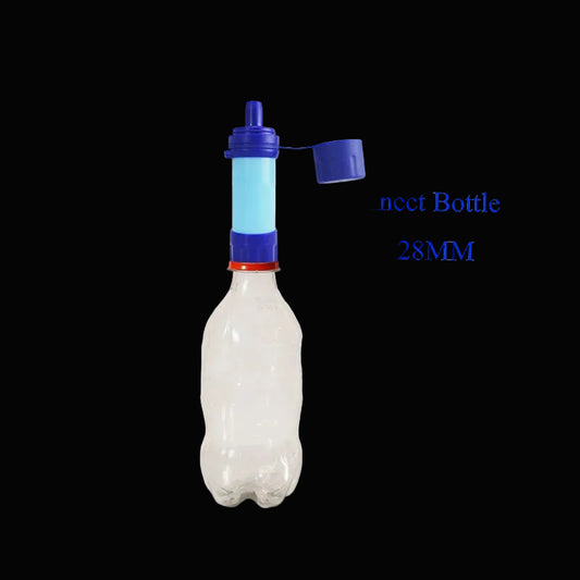 Hot Sale Outdoor Drinking Water Filtration Purifier Emergency Life Portable Survival Straw Water Filter Travel Camping Supplies