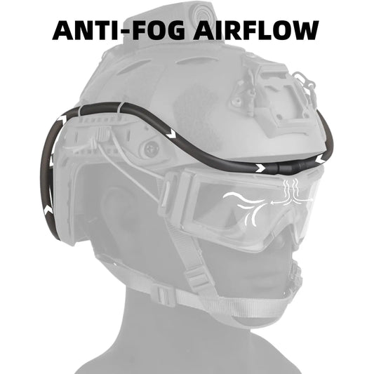 Tactical Goggles Defogger Defogging Fan Anti-fog Kit for Airsoft