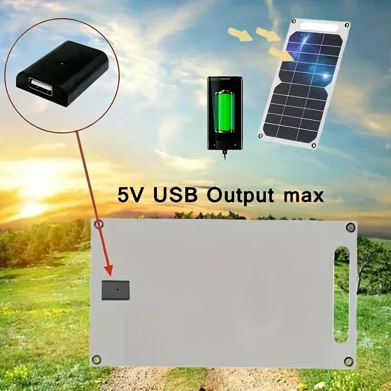 6W Portable 5V USB Solar Panel