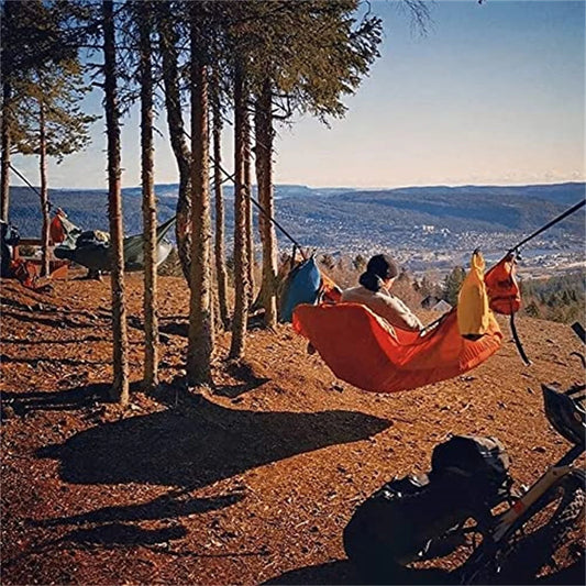 Ultralight Camping Hammock - Tear-Resistant & Mosquito-Proof