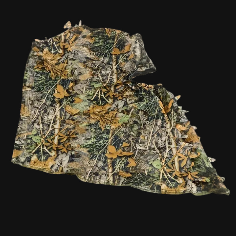 3D Leaf Camouflage Face Mask Ghillie - Bushman Outpost
