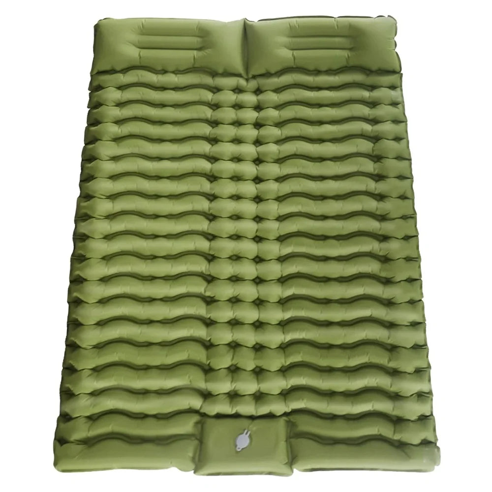Ultra-Light Inflatable double Sleeping Pad with Built-In Foot Pump