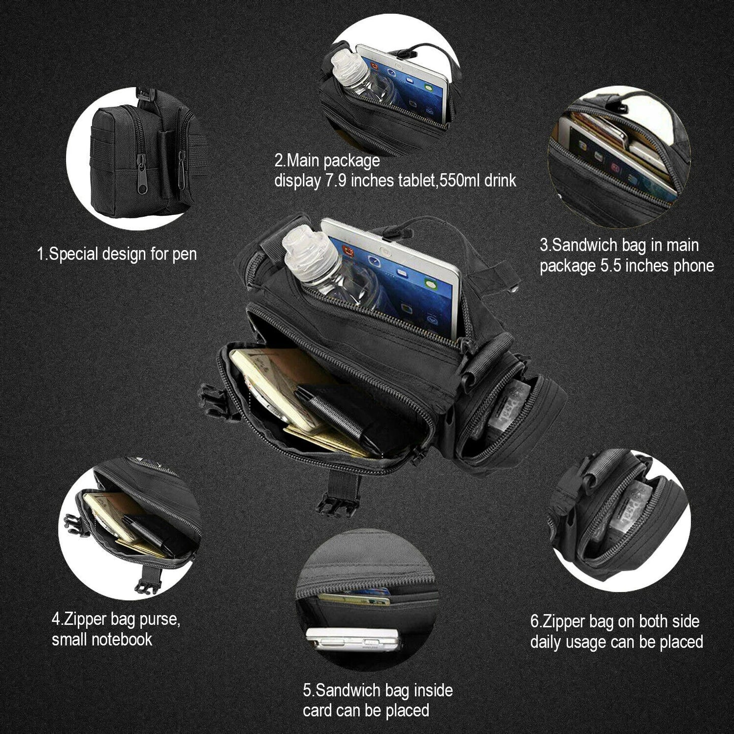 Outdoor Waist Belt/Sling Bag