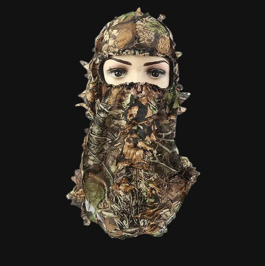 3D Leaf Camouflage Face Mask Ghillie - Bushman Outpost