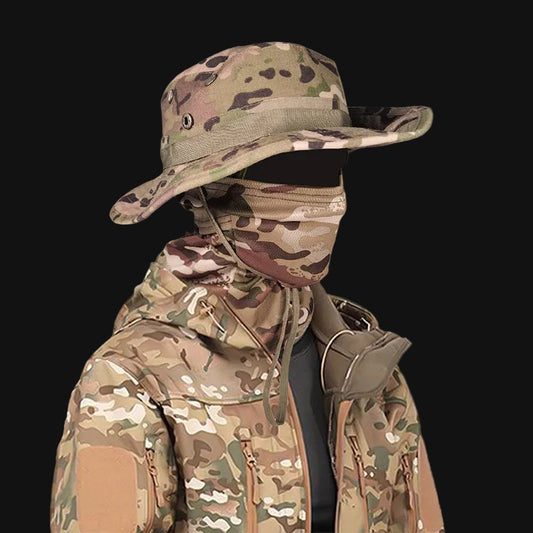 Camouflage Boonie Hat Balaclava Set - Bushman Outpost