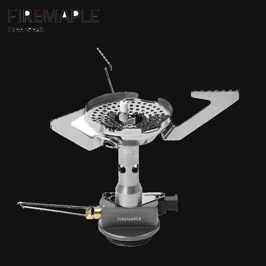 Fire-Maple GreenPeak Camping Stove Camp Cooking Burner Portable Backpacking Stove with Piezo for Hiking Trekking Fishing