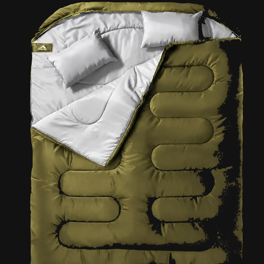 Two-person adult sleeping bag