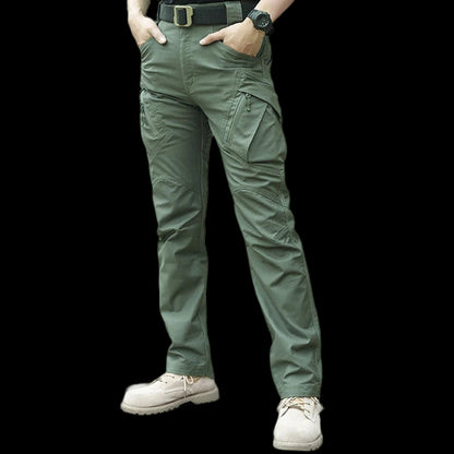 Mens Waterproof Elastic Cargo Pants - Bushman Outpost
