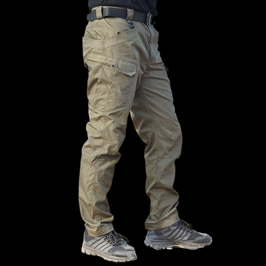 Mens Waterproof Elastic Cargo Pants - Bushman Outpost