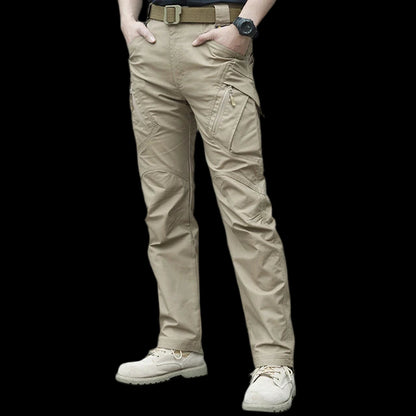 Mens Waterproof Elastic Cargo Pants - Bushman Outpost
