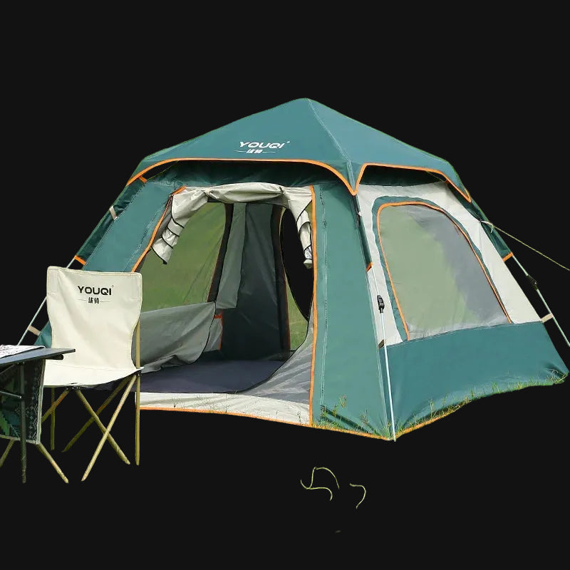 Outdoor Camping Green Waterproof Tent
