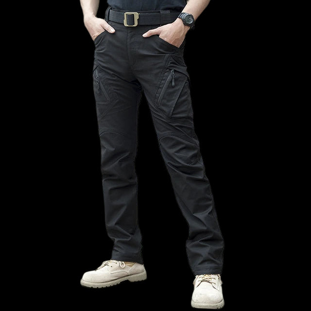 Mens Waterproof Elastic Cargo Pants - Bushman Outpost
