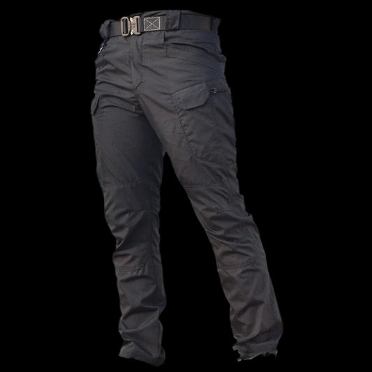 Mens Waterproof Elastic Cargo Pants - Bushman Outpost