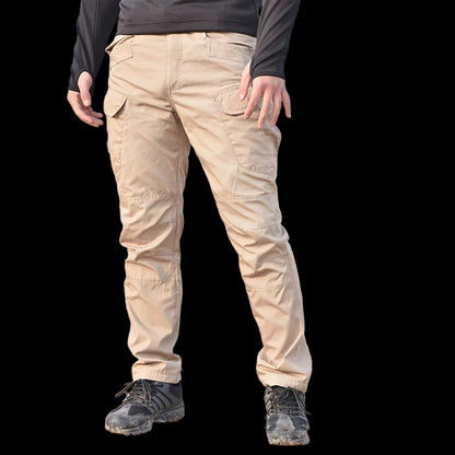 Mens Waterproof Elastic Cargo Pants - Bushman Outpost