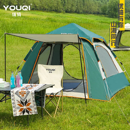 Outdoor Camping Green Waterproof Tent