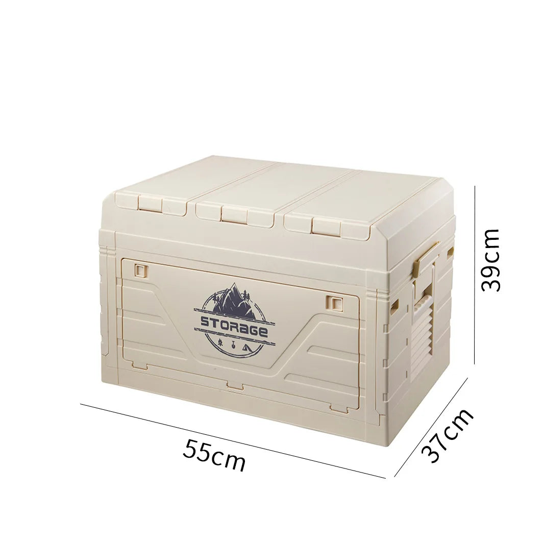 Outdoor Camping Folding Storage Box Table