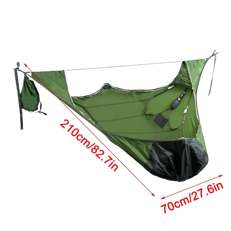 Ultralight Camping Hammock - Tear-Resistant & Mosquito-Proof