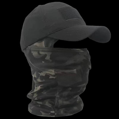 Tactical Balaclava Baseball Caps Full Face Mask Set