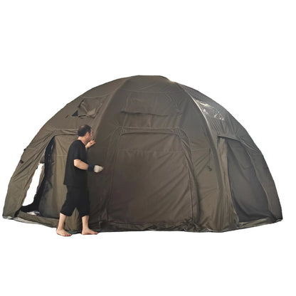 Round Round Air Oxford Cloth Material Inflatable Glamping Outdoor Camping Tent With Air Conditioning- Limited time discount
