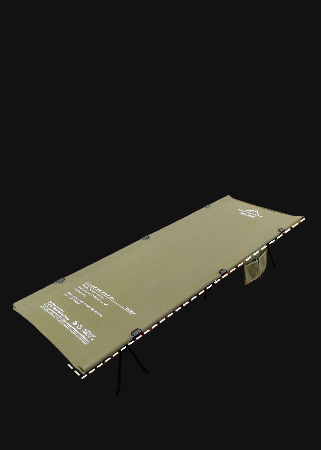 Foldable Camping Bed with A Load Capacity of 150 Kg