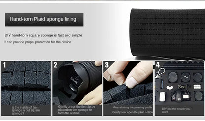 IP67 Waterproof Military Hard Case Organizer Trolly