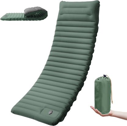 Extra Thick 4 Inch Camping Sleeping Pad Self-Inflating