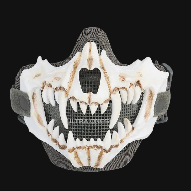 Tactical Half-Face Steel Mesh Mask
