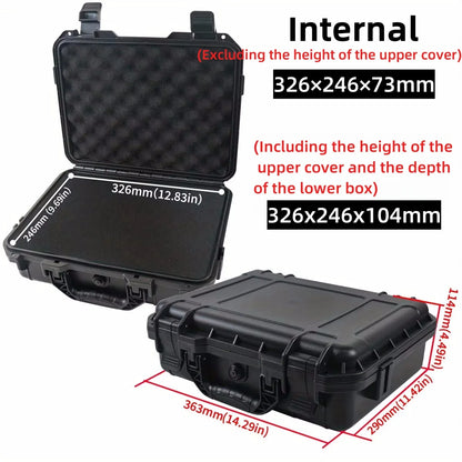 Waterproof Hard Carry Case With Pre-cut Sponge Storage