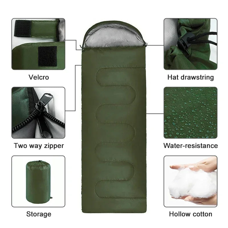 Camping Waterproof 4 Season Sleeping Bag