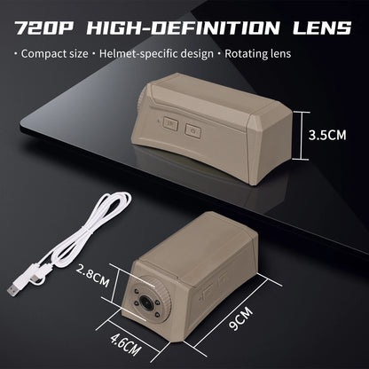 Tactical Helmet Camera, 1080P HD with Photo Capture