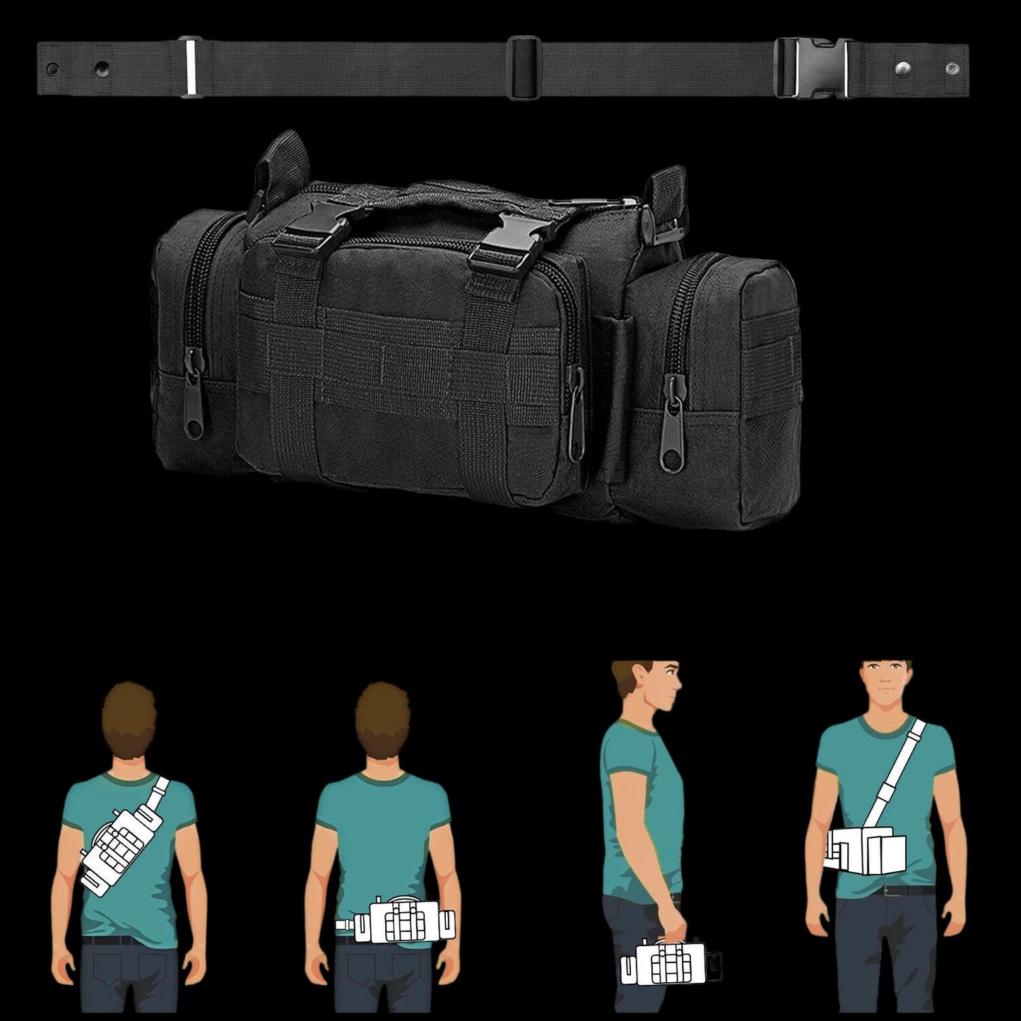 Outdoor Waist Belt/Sling Bag