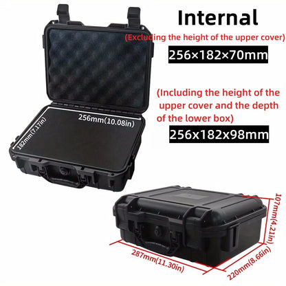 Waterproof Hard Carry Case With Pre-cut Sponge Storage