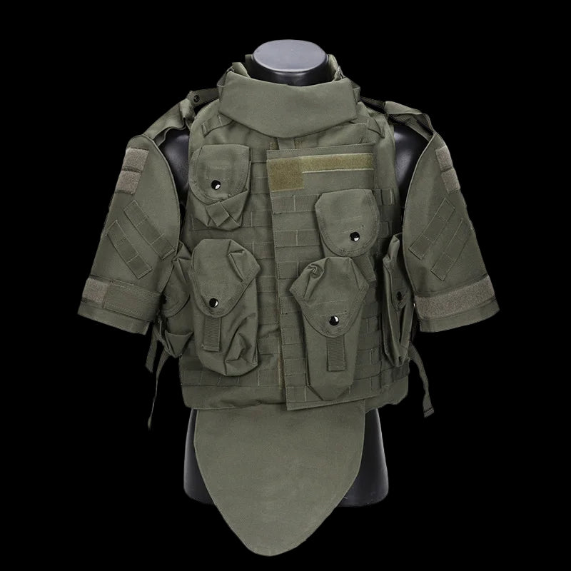 Camouflage Mockup Armor With Pouch/Pad - Bushman Outpost