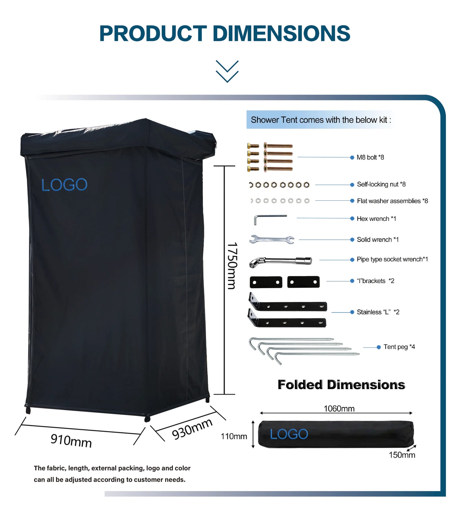 Car Side Shower Tent