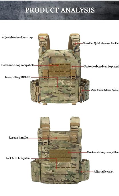 Multi-Role Tactical Vest JPC Style Vest