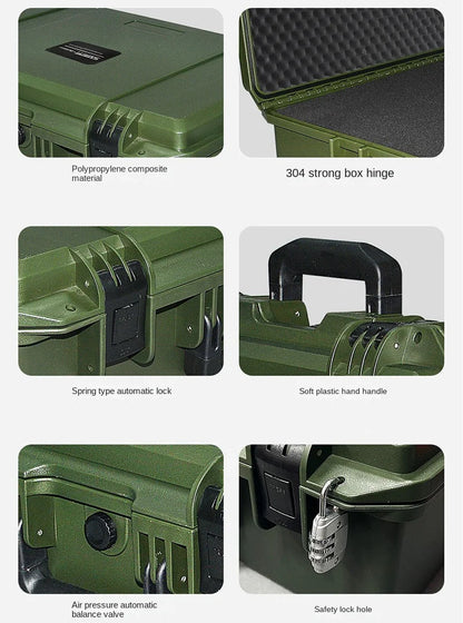 IP67 Waterproof Military Hard Case Organizer Trolly