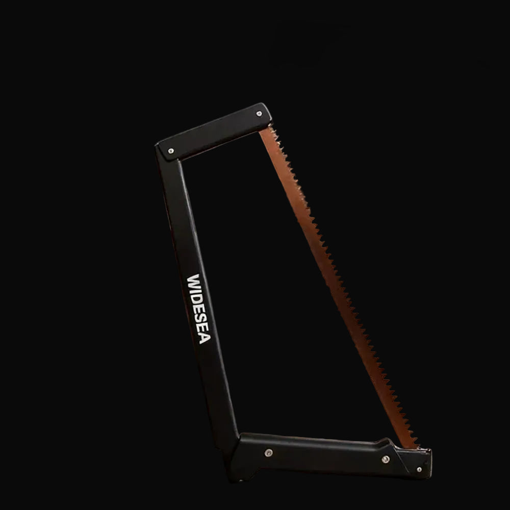 Widesea Folding Hand Saw - Manganese Steel Blade Aluminum Alloy Frame Portable Camping Saw for Tree Pruning Wood Cutting Outdoor