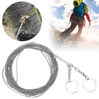 10m Emergent Survival Wire Saw Camp Hike Outdoor Hunting Fishing  Fretsaw Stainless Steel Survival Line Wire Saw