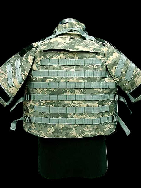 Camouflage Mockup Armor With Pouch/Pad - Bushman Outpost
