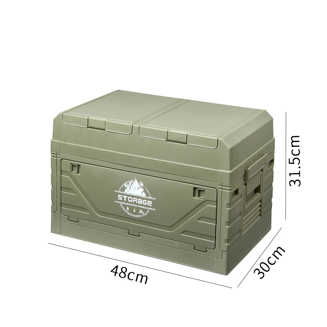 Outdoor Camping Folding Storage Box Table
