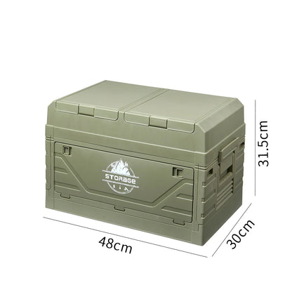 Outdoor Camping Folding Storage Box Table