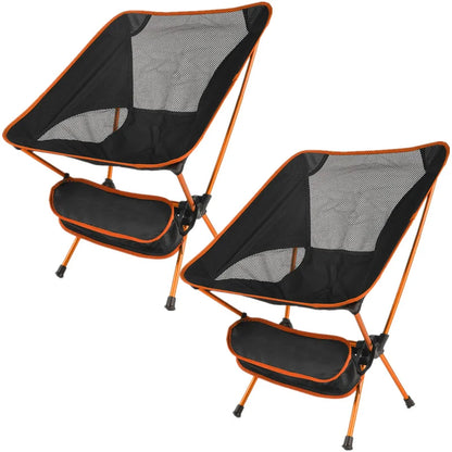 1 or 2-Pcs Ultralight Camping Chair