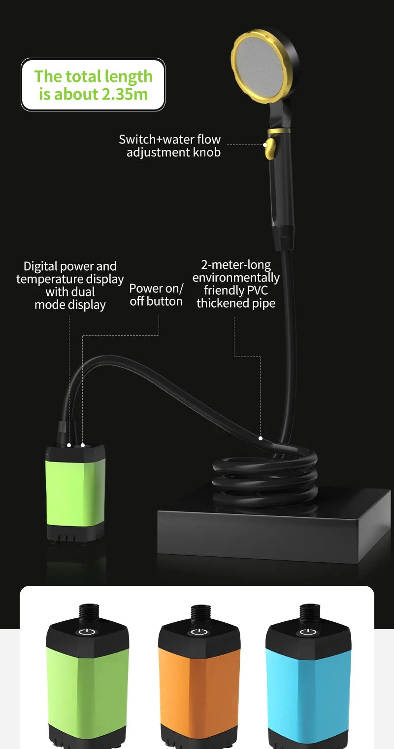 Portable Camping Shower Pump Kit