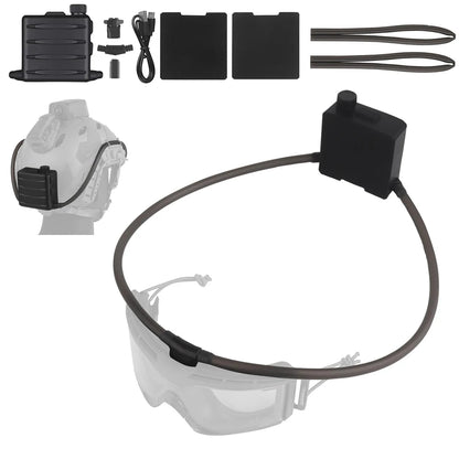 Tactical Goggles Defogger Defogging Fan Anti-fog Kit for Airsoft