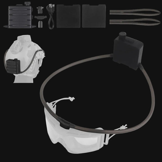 Tactical Goggles Defogger Defogging Fan Anti-fog Kit for Airsoft