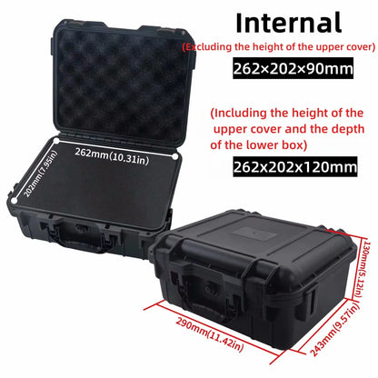 Waterproof Hard Carry Case With Pre-cut Sponge Storage