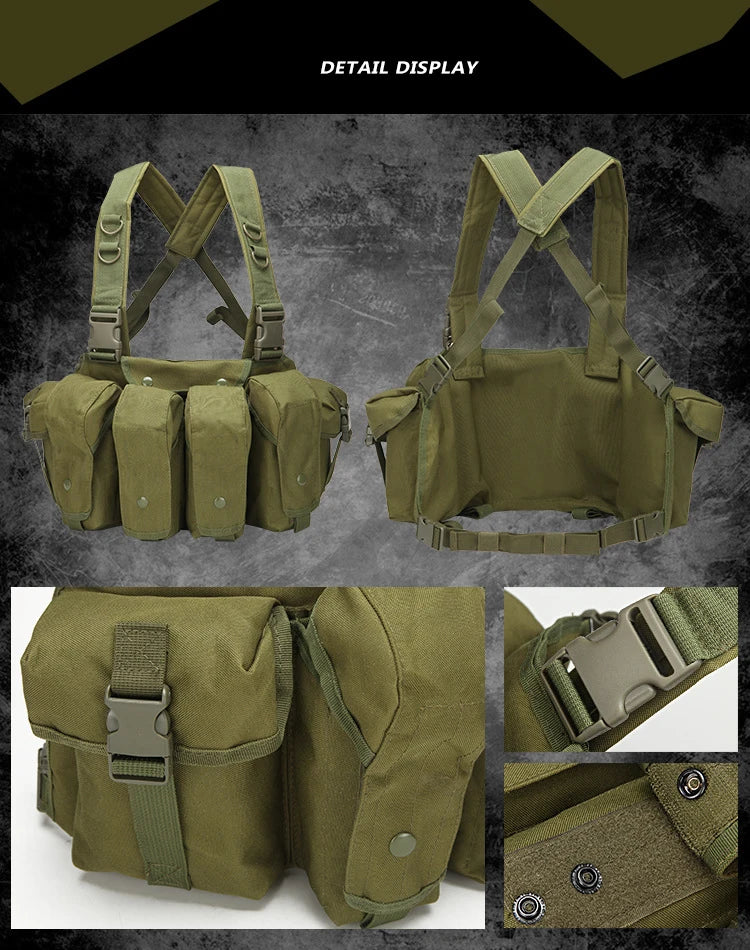 Tactical MOLLE Quick Release AK Vest