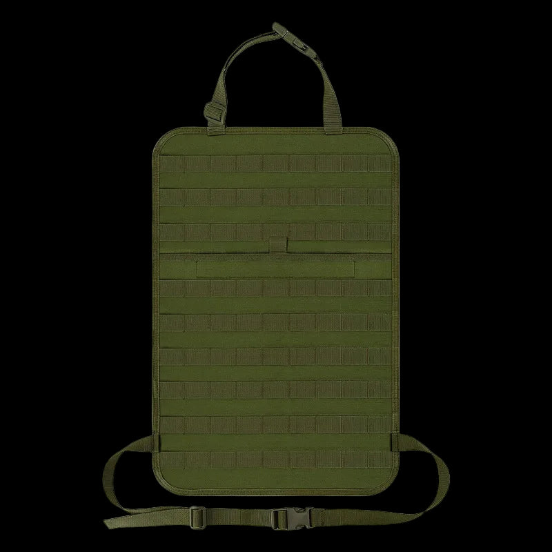 Tactical Car Seat Back Organizer 5 Detachable Molle Pouches